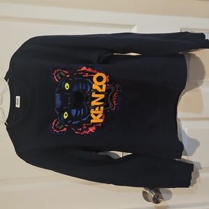 Kenzo Paris tiger Dark Navy crew neck sweater